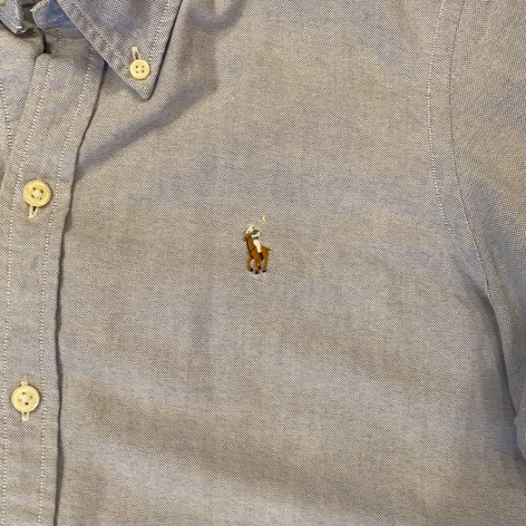 Ralph Lauren Sport shirt. Light Blue, size 12 slim fit - Picture 5 of 6